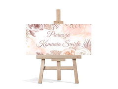 Plakat komunijny - I Komunia Święta - 70x33 cm