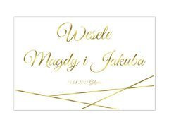 Plakat Weselny personalizowany - 60x40 cm