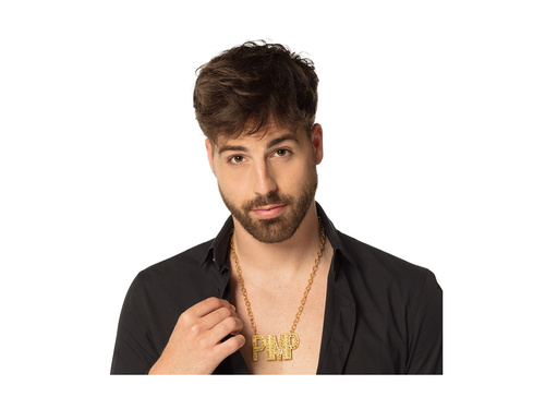 Metalowy naszyjnik „Pimp”