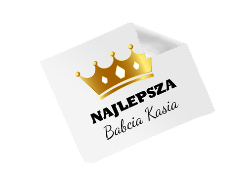 Ściereczka do okularów z imieniem na dzień babci - 1 szt.