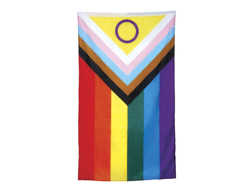 Flaga tęczowa LDBTQ+ - 90 x 150 cm - 1 szt.