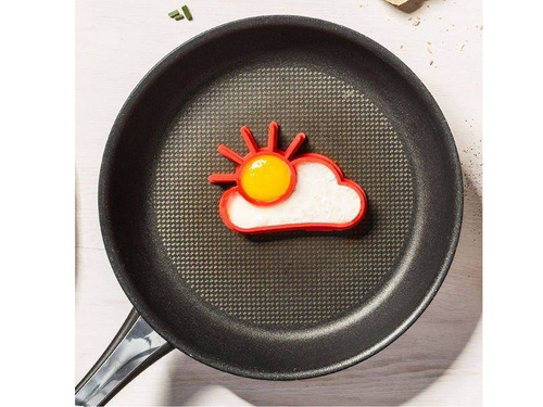 Foremka silikonowa do jajek - Słońce z chmurką