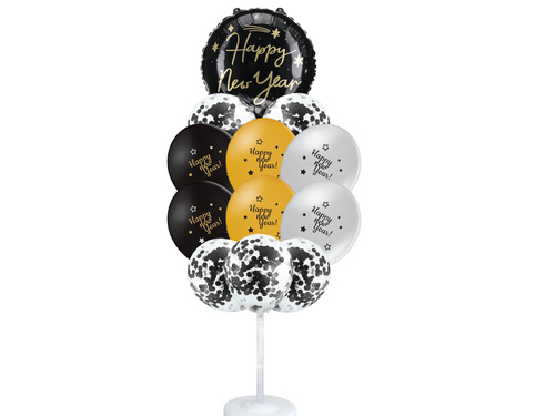 Zestaw dekoracji Happy New Year - 14 elementów