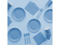 Sztućce plastikowe błękitne - 24 szt.