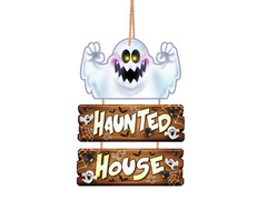 Dekoracja wisząca Haunted House - 1 szt.