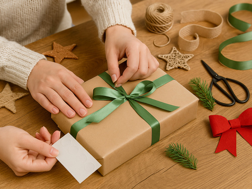 Dwustronne kropki klejowe na rolce - 1 rolka - 100 kropek