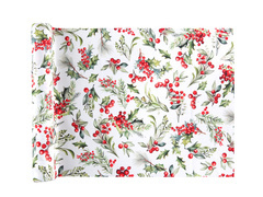 Dekoracja bieżnik na stół Ostrokrzew - 28 cm x 2,5 m - 1 szt.