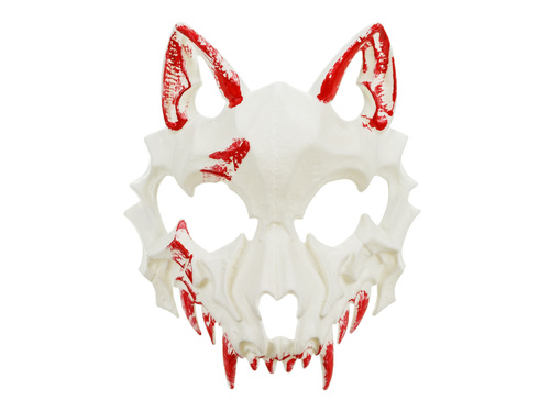 Maska Zakrwawiony Wilk - 17x20cm - 1 szt.