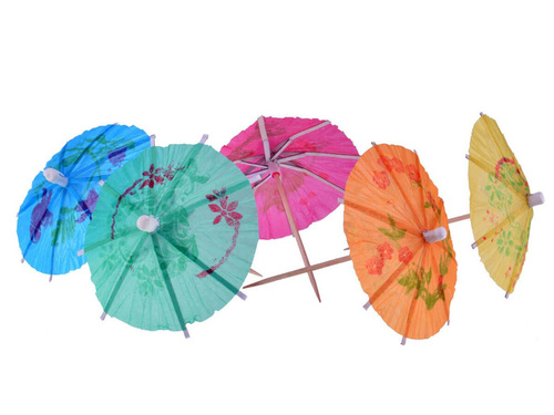 Parasolki papierowe do drinków - dł. 10 cm - 144 szt.