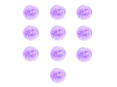 Diody LED do balonów fioletowe - 10 szt.