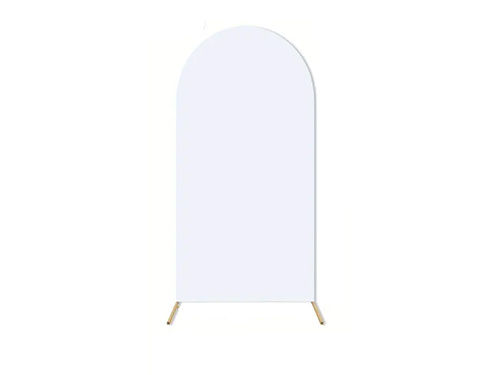 Biały pokrowiec na stelaż z łukiem - 180 x 80 cm - 1 szt.