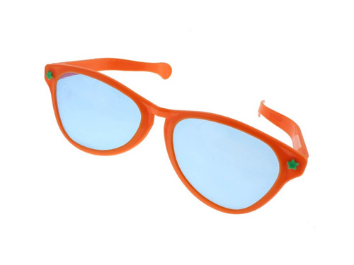 Okulary Jumbo pomarańczowe - 1 szt.