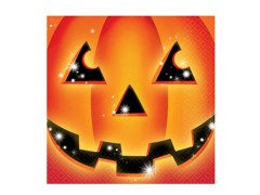 Serwetki z dynią na Halloween - 20 szt.