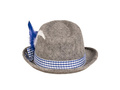 Kapelusz bawarski z niebieskimi piórkami - 1 szt.
