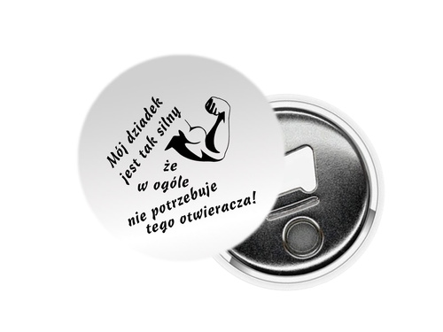 Otwieracz do butelek na dzień dziadka - Mój dziadek jest silny - 1 szt.