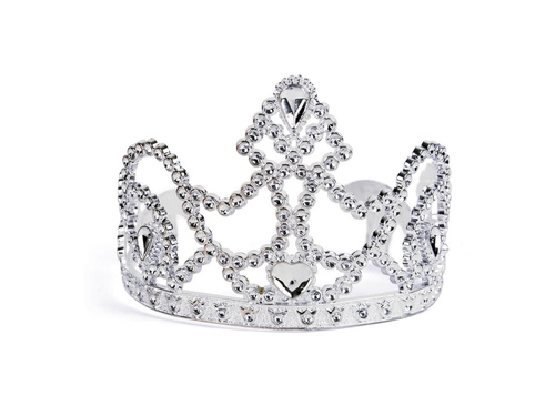 Tiara Księżniczki srebrna - 1 szt.