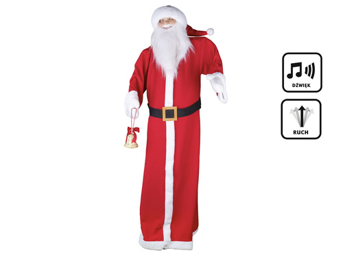 Dekoracja stojąca Święty Mikołaj - 172 cm - 1 szt.