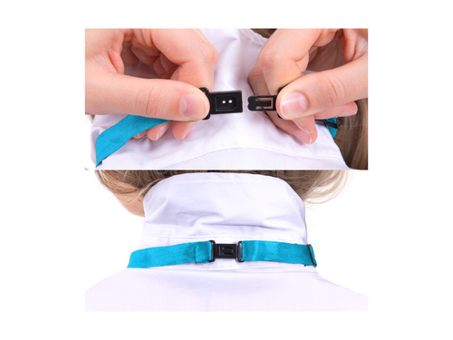 Mucha cekinowa niebieska - 7 x 12 cm - 1 szt.