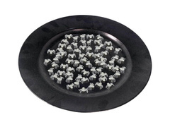 Dekoracja Pająki fluorescencyjne na Halloween - 70 szt.