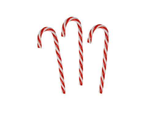 Dekoracja Laska choinkowa - 15 cm - 3 szt.