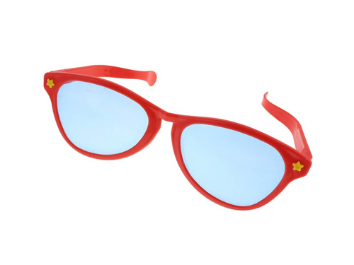 Okulary Jumbo czerwone - 1 szt.