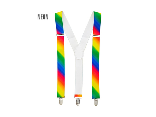 Wielokolorowe szelki tęczowe