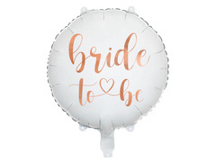 Balon foliowy Bride to be na Wieczór Panieński - 35 cm - 1 szt