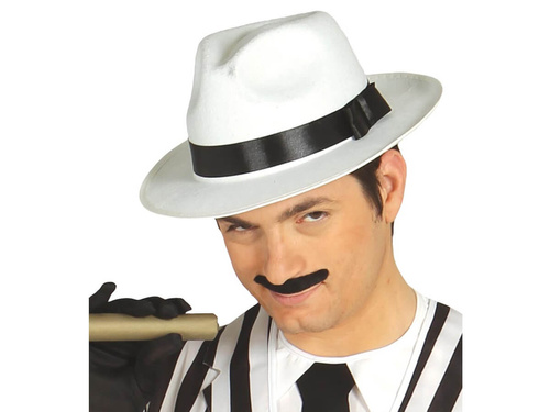 Zestaw gangstera biały - 1 komplet.