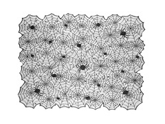 Obrus Pajęczyna na Halloween - 135 x 180 cm - 1 szt.