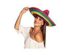 Sombrero Puebla wielokolorowe