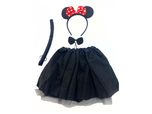 Zestaw Myszka czarna - 1 kpl.