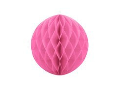 Dekoracja wisząca kula różowa - 30 cm - 1 szt.