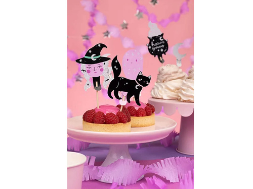 Pikery na babeczki na Halloween - 6 szt.