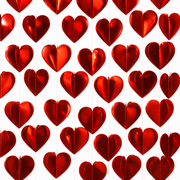 Girlanda serca 3D - 2 metry