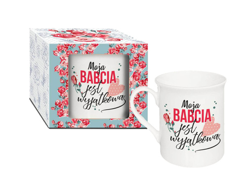 Kubek z napisem Moja Babcia jest wyjątkowa - 290 ml