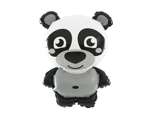 Dekoracja balon foliowy Panda - 63 cm - 1 szt.