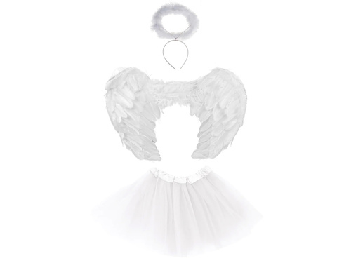 Zestaw anioła biały