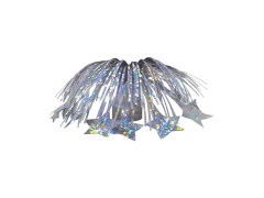 Dekoracja stołu gwiazdki srebrne - 1 szt.