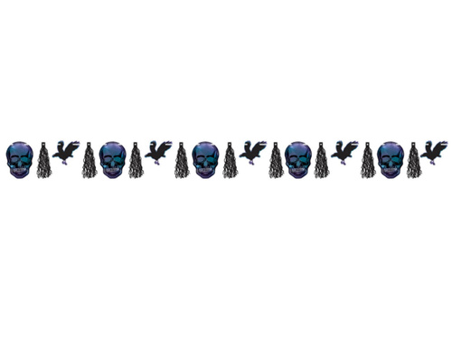 Girlanda z frędzelkami Czacha - 1 szt.