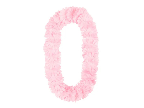 Naszyjnik hawajski jasnoróżowy - 1 szt.