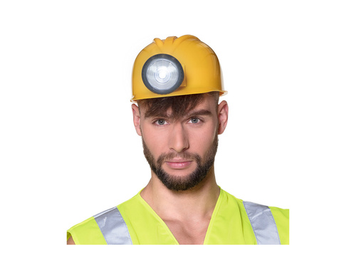 Hełm budowlany z lampką