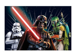 Obrus urodzinowy Star Wars - 120 x 180 cm - 1 szt.