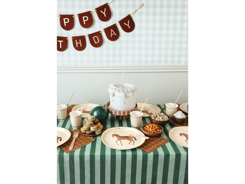 Obrus urodzinowy Strzemiona - 120 x 180 cm - 1 szt.