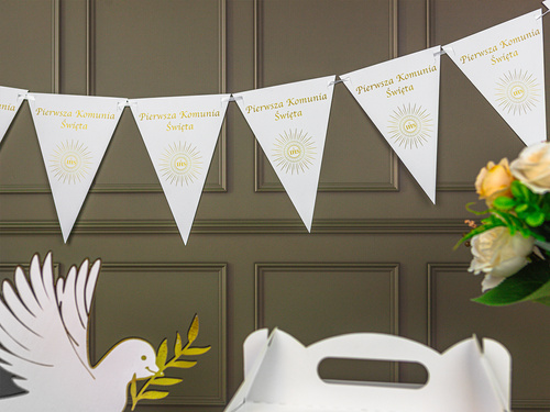 Baner flagi na Komunię Świętą - 5 m
