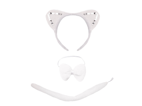 Zestaw kotek biały - 1 kpl.