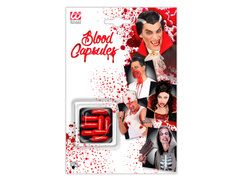 Krew w kapsułkach na Halloween - 8 szt.