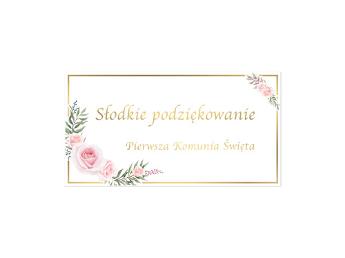 Naklejki na pudełka na ciasto - 30 szt.