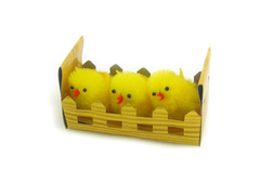Kurczaczki wielkanocne - 4 cm - 3 szt.