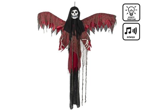 Dekoracja wisząca Skrzydlaty Szkielet - 198 cm - 1 szt.