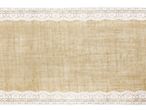 Dekoracja bieżnik na stół jutowy - 2,75 m - 1 szt.